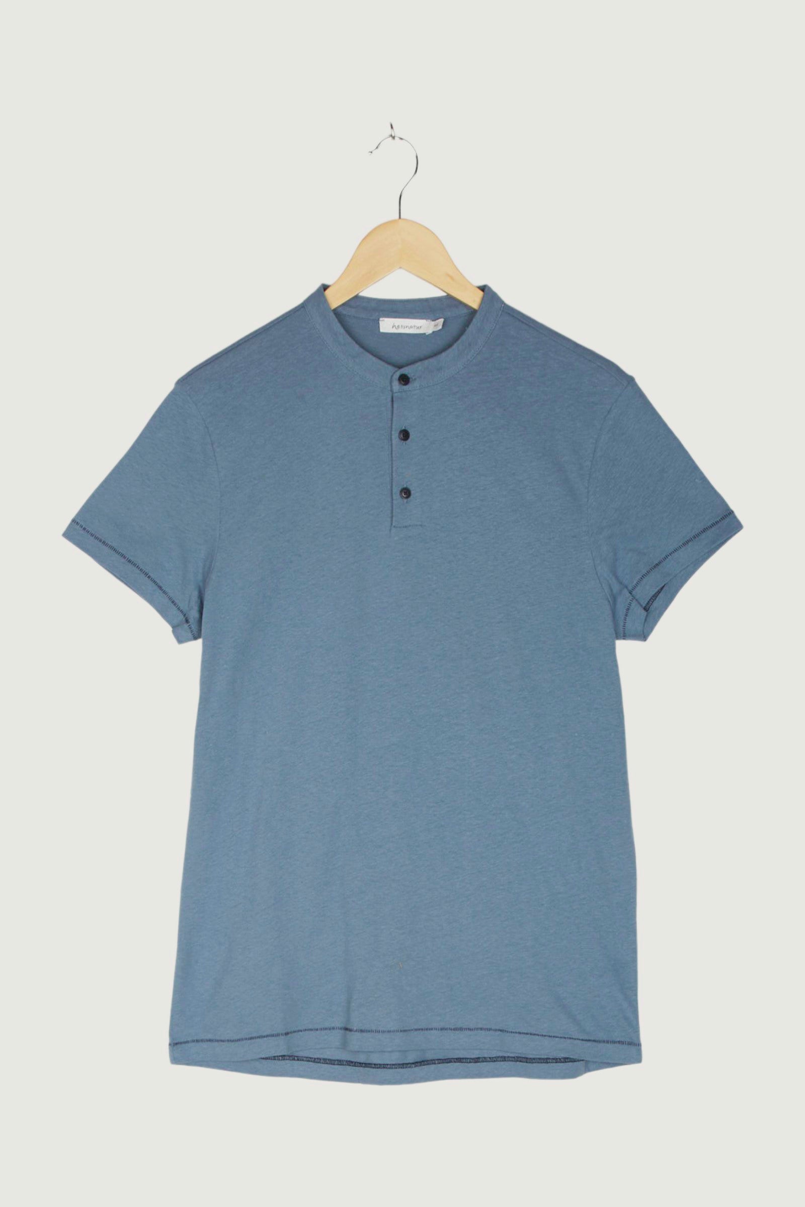 Second Hand Polo mit Stehkragen BetterRecycling aus reiner BioBaumwol hessnatur Secondhand