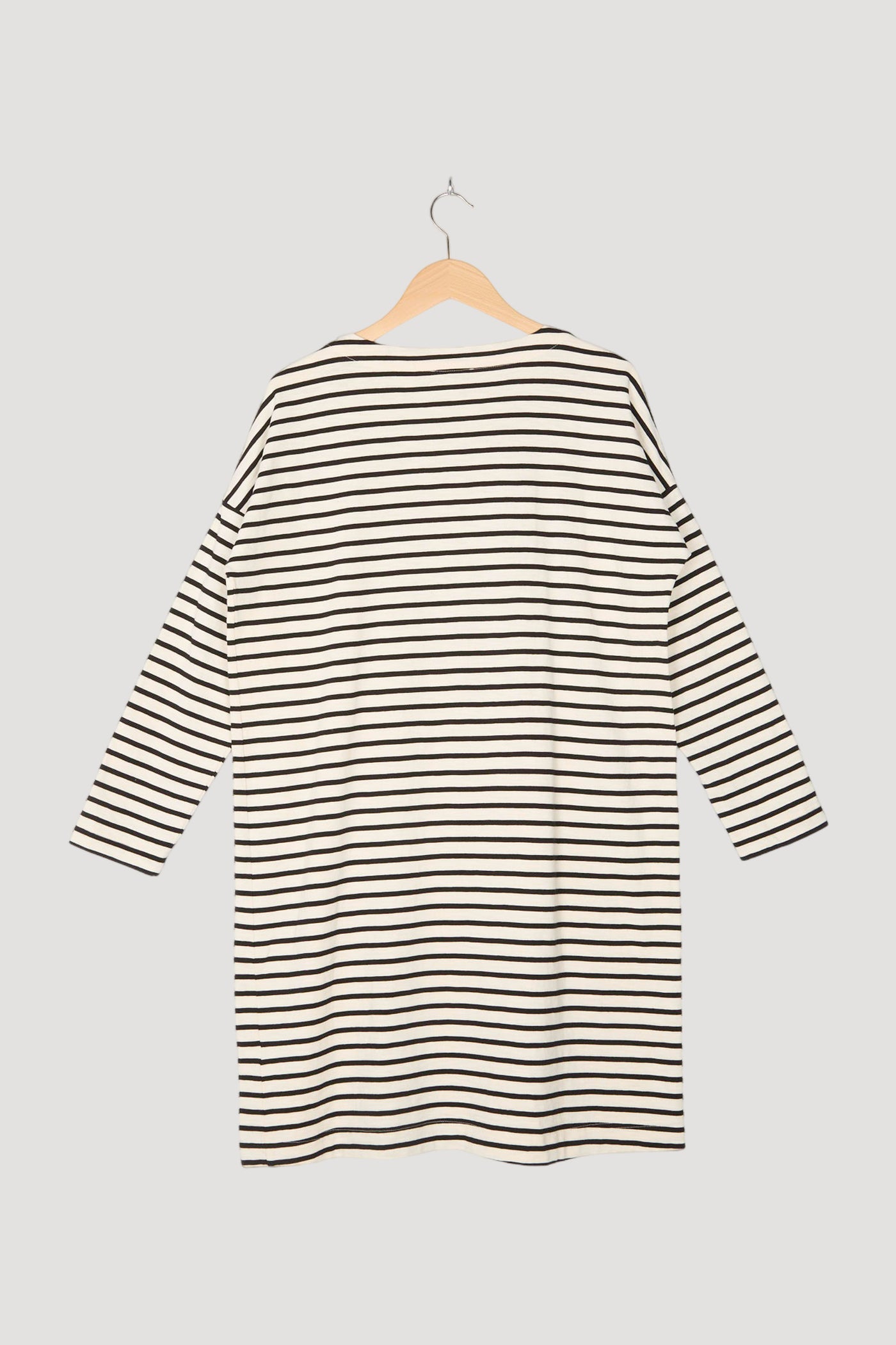 Secondhand Heavy Slub Jerseykleid Streifen 