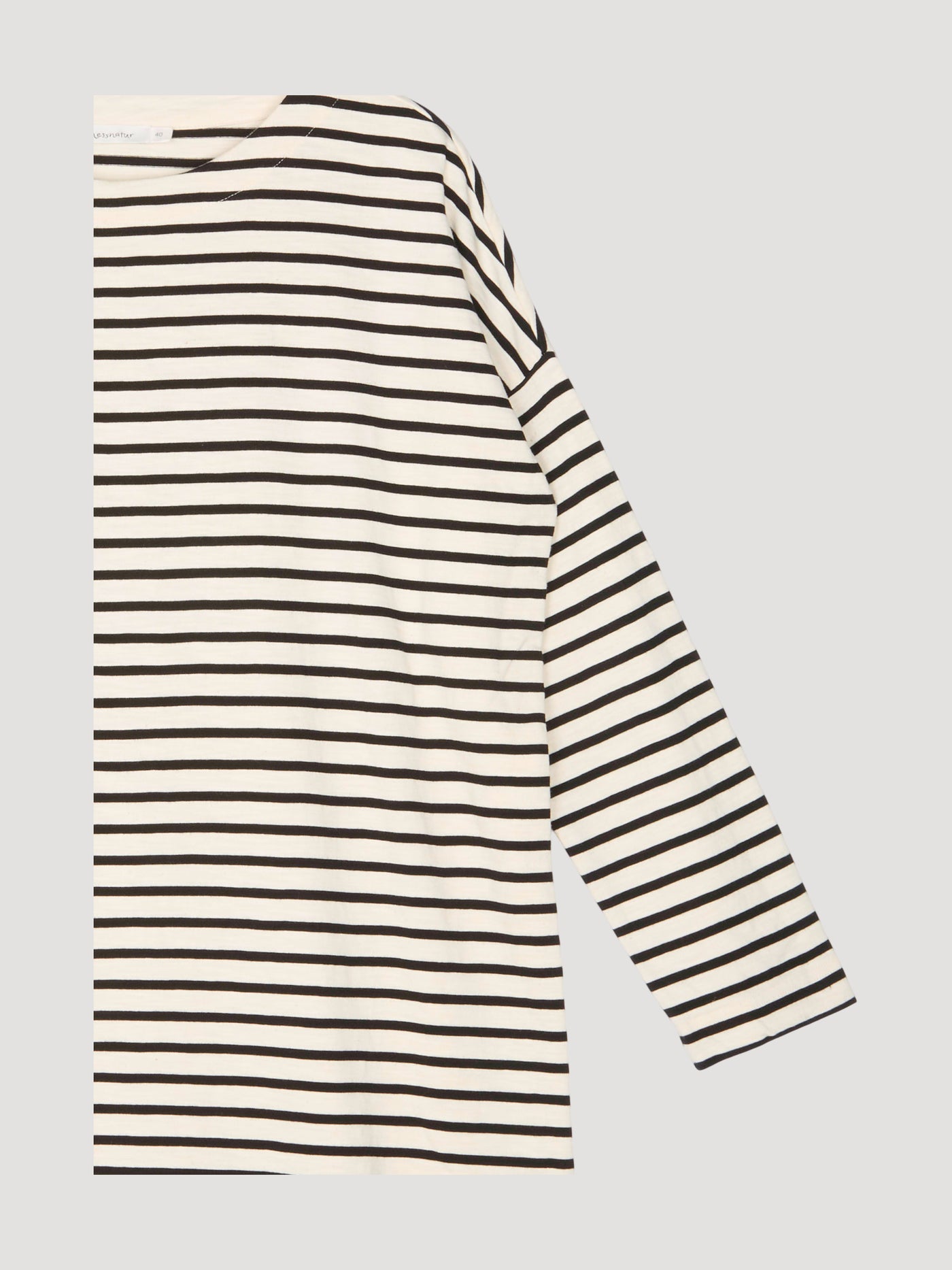 Secondhand Heavy Slub Jerseykleid Streifen 