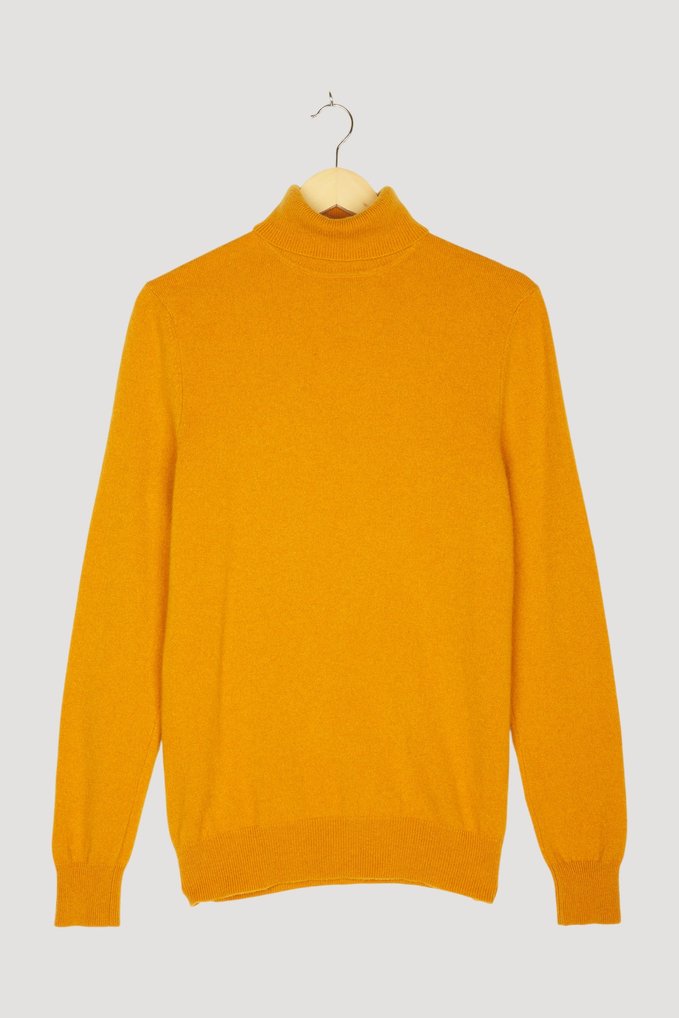 Secondhand Rollkragen-Pullover aus Schurwolle mit Kaschmir