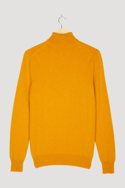 Secondhand Rollkragen-Pullover aus Schurwolle mit Kaschmir