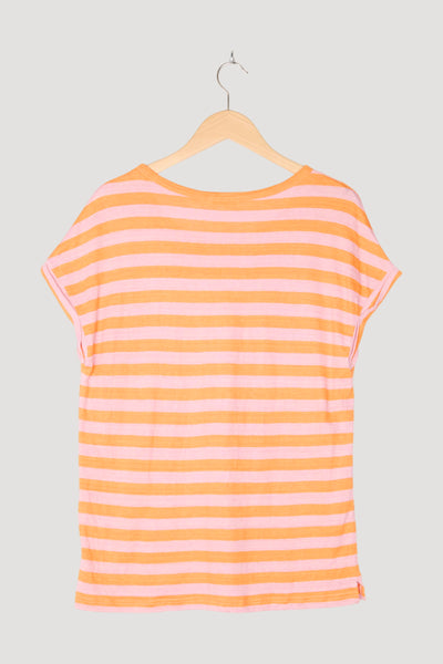 Secondhand Leinen Shirt Streifen Regular 