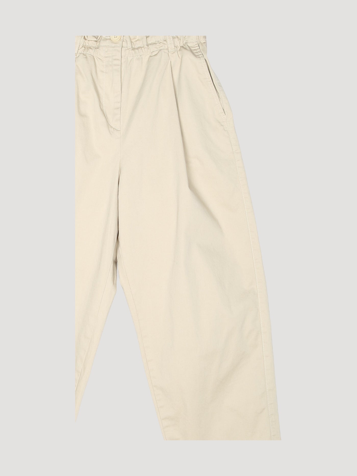 Secondhand Paperbag-Hose aus Bio-Baumwolle