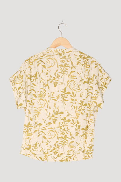 Secondhand Blusenshirt aus reinem Hanf