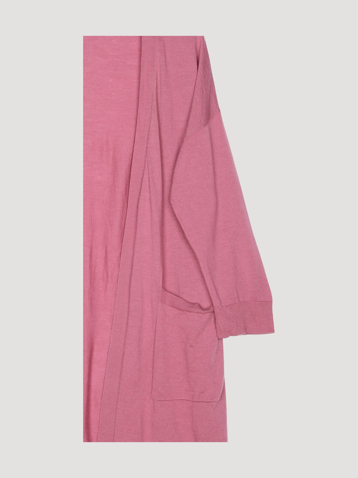 Secondhand Pflanzengefärbte Strickjacke aus reiner Merinowolle