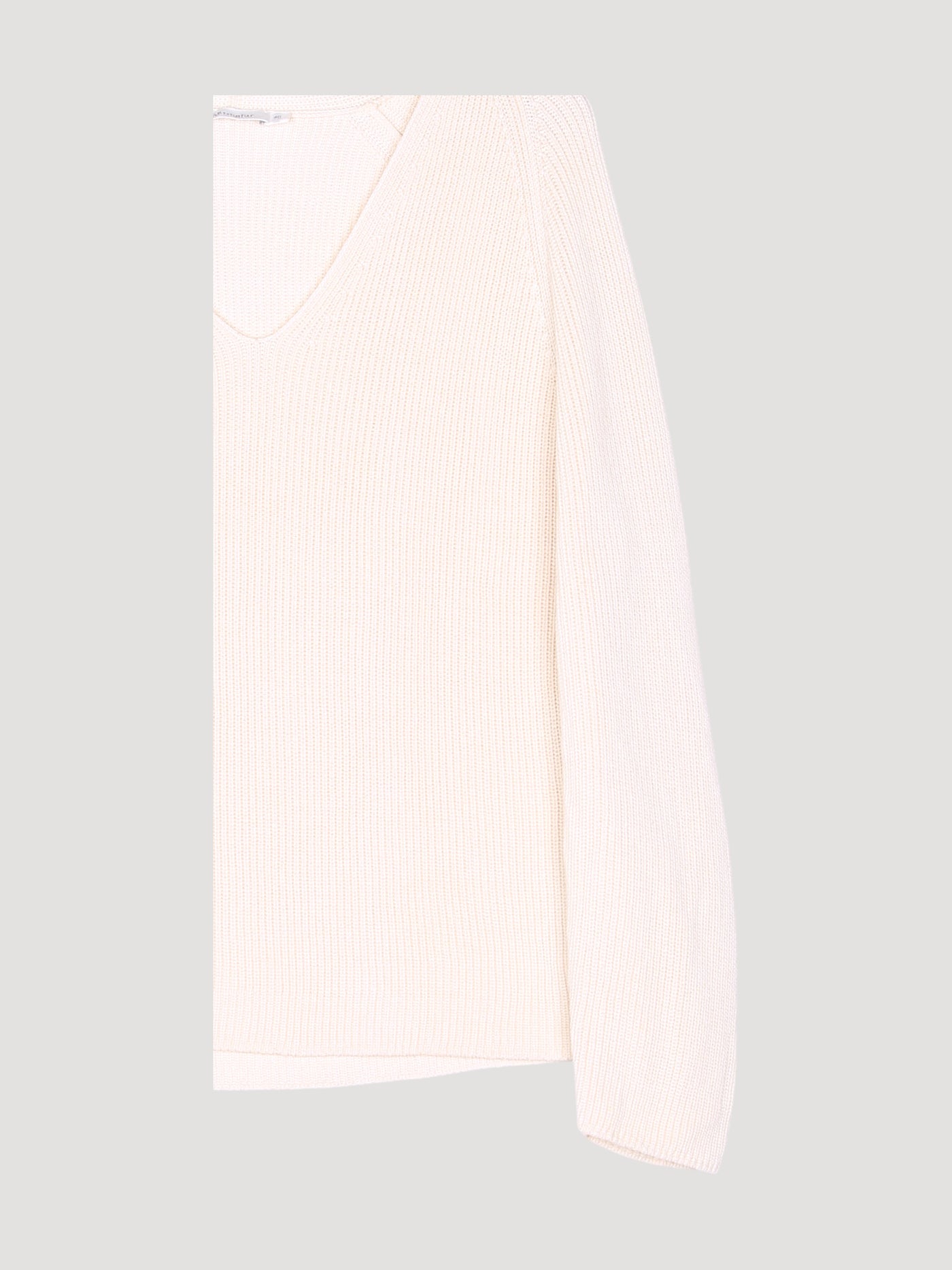 Secondhand V-Pullover aus reiner Bio-Baumwolle