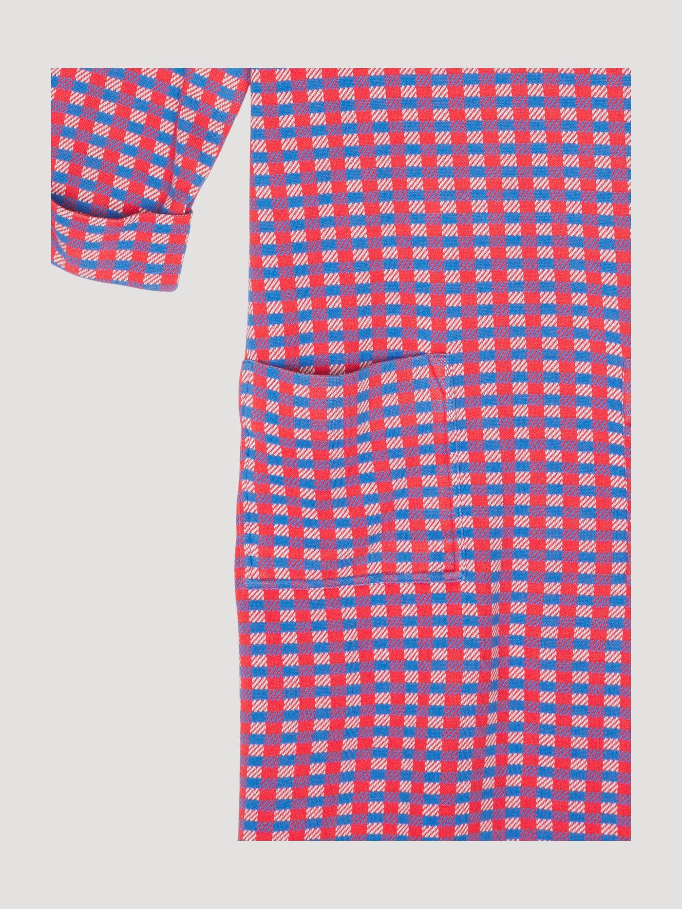 Secondhand Jacquard-Kleid aus Bio-Baumwolle
