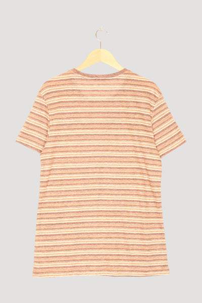 Secondhand Streifen-Shirt aus reinem Leinen