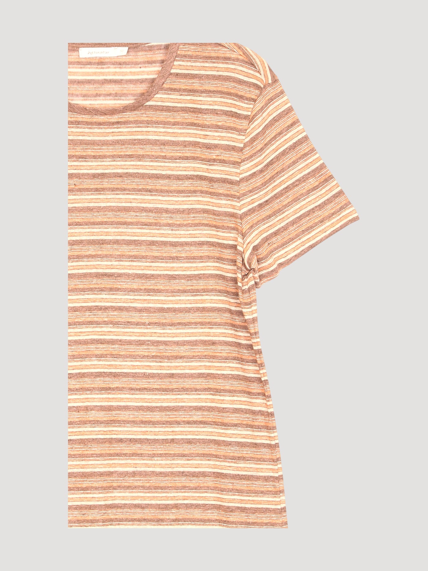 Secondhand Streifen-Shirt aus reinem Leinen