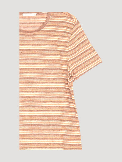 Secondhand Streifen-Shirt aus reinem Leinen