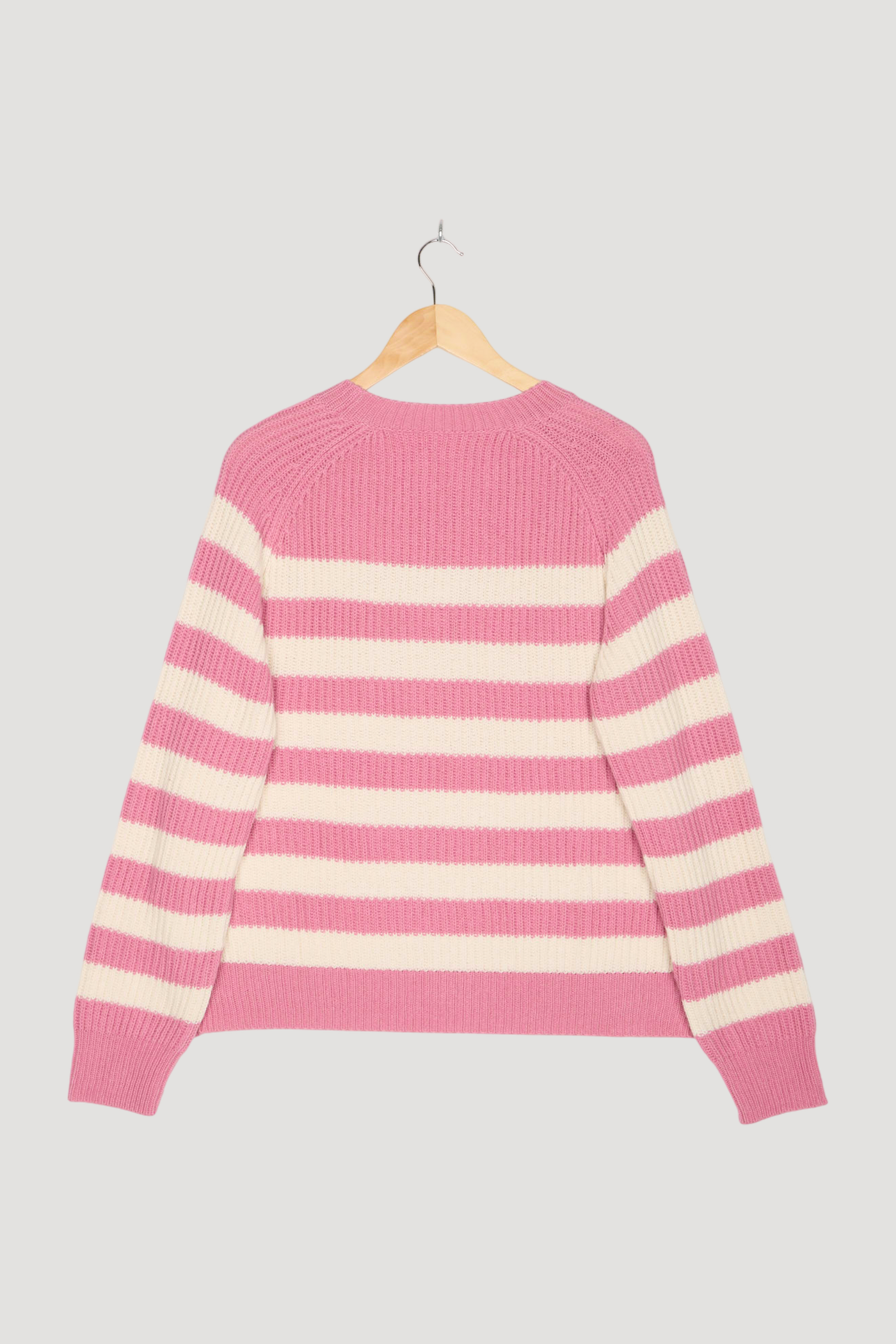 Secondhand Pullover Streifen Relaxed mit Bio-Merinowolle