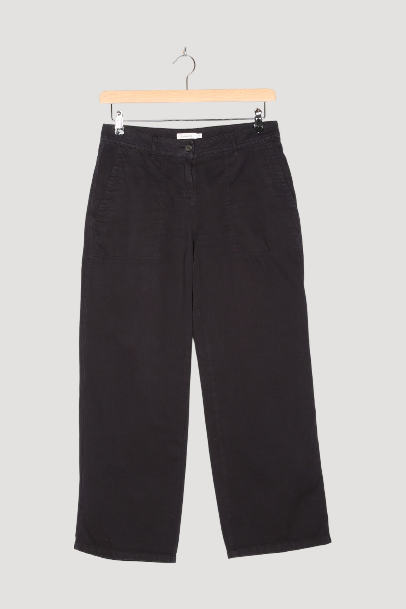 Secondhand Hose aus Bio-Baumwolle mit Leinen