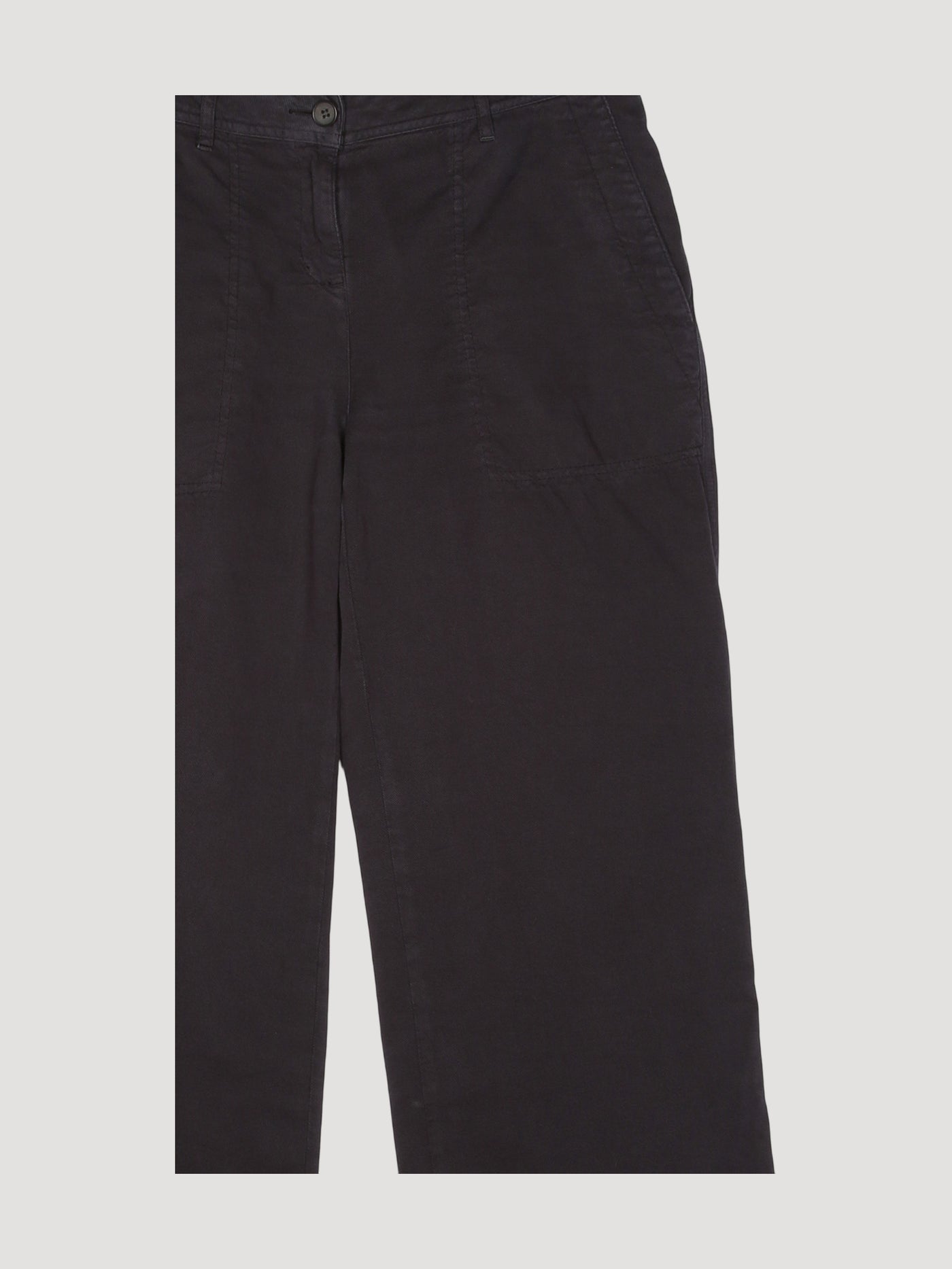 Secondhand Hose aus Bio-Baumwolle mit Leinen