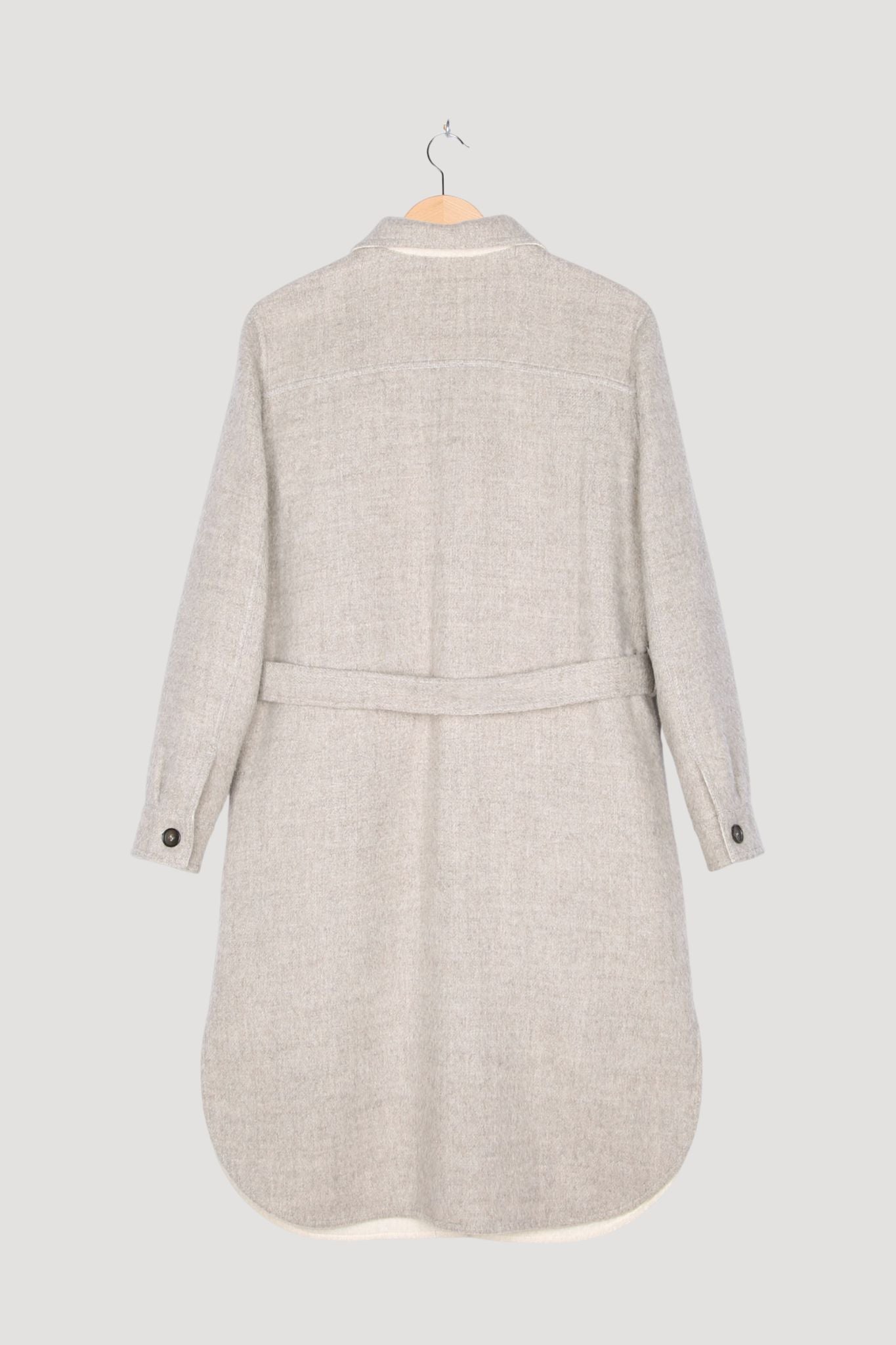 Secondhand Limited by Nature Mantel aus Schurwolle mit Alpaka