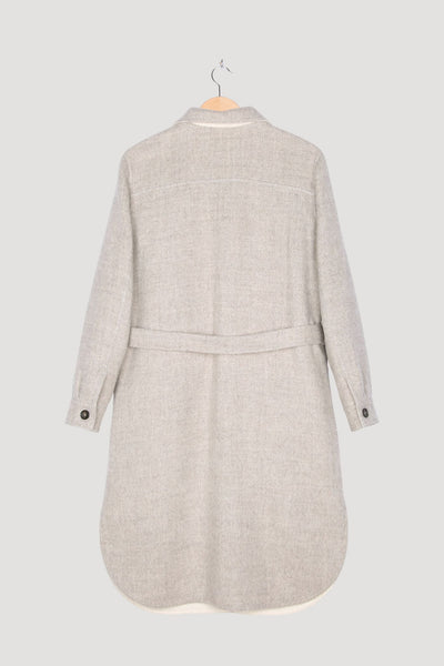 Secondhand Limited by Nature Mantel aus Schurwolle mit Alpaka