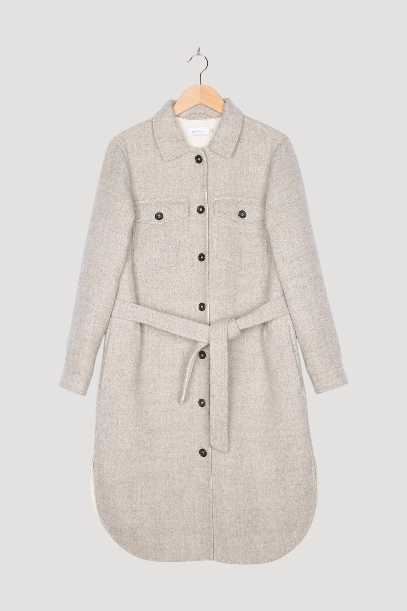 Secondhand Limited by Nature Mantel aus Schurwolle mit Alpaka