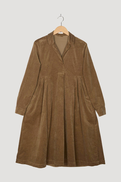 Secondhand Cord Kleid aus Bio-Baumwolle mit Hanf