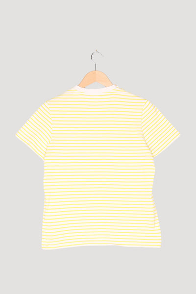 Secondhand Kurzarm-Ringelshirt aus reiner Bio-Baumwolle