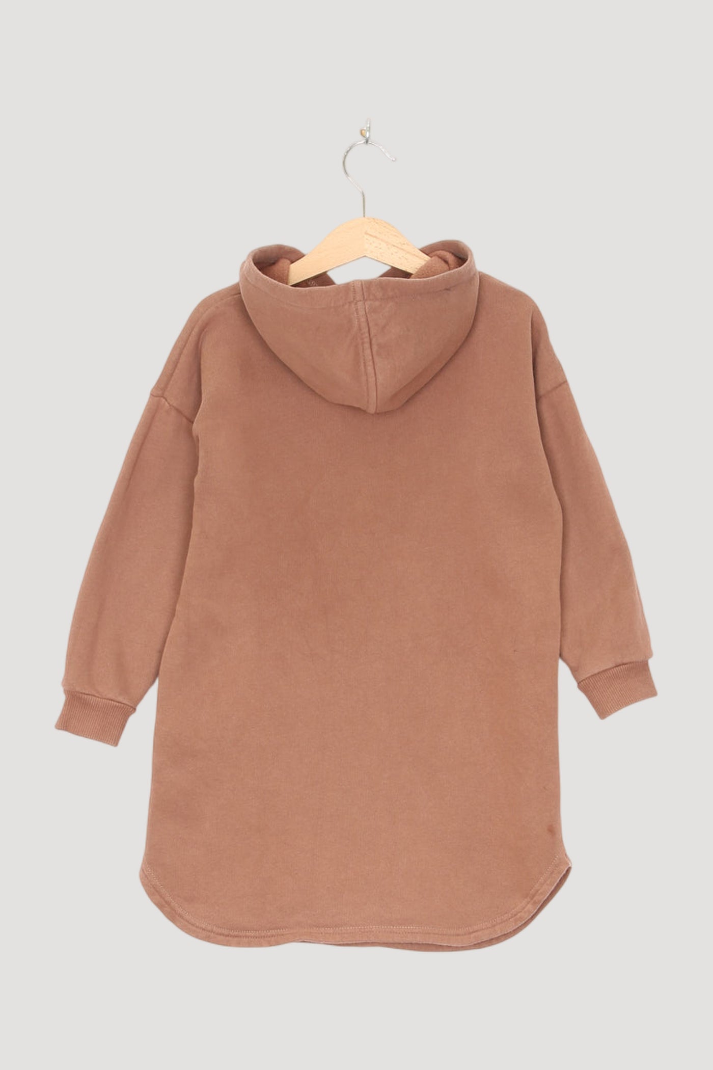 Secondhand Hoodie-Kleid aus reiner Bio-Baumwolle