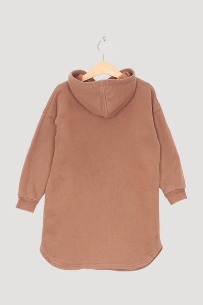 Secondhand Hoodie-Kleid aus reiner Bio-Baumwolle