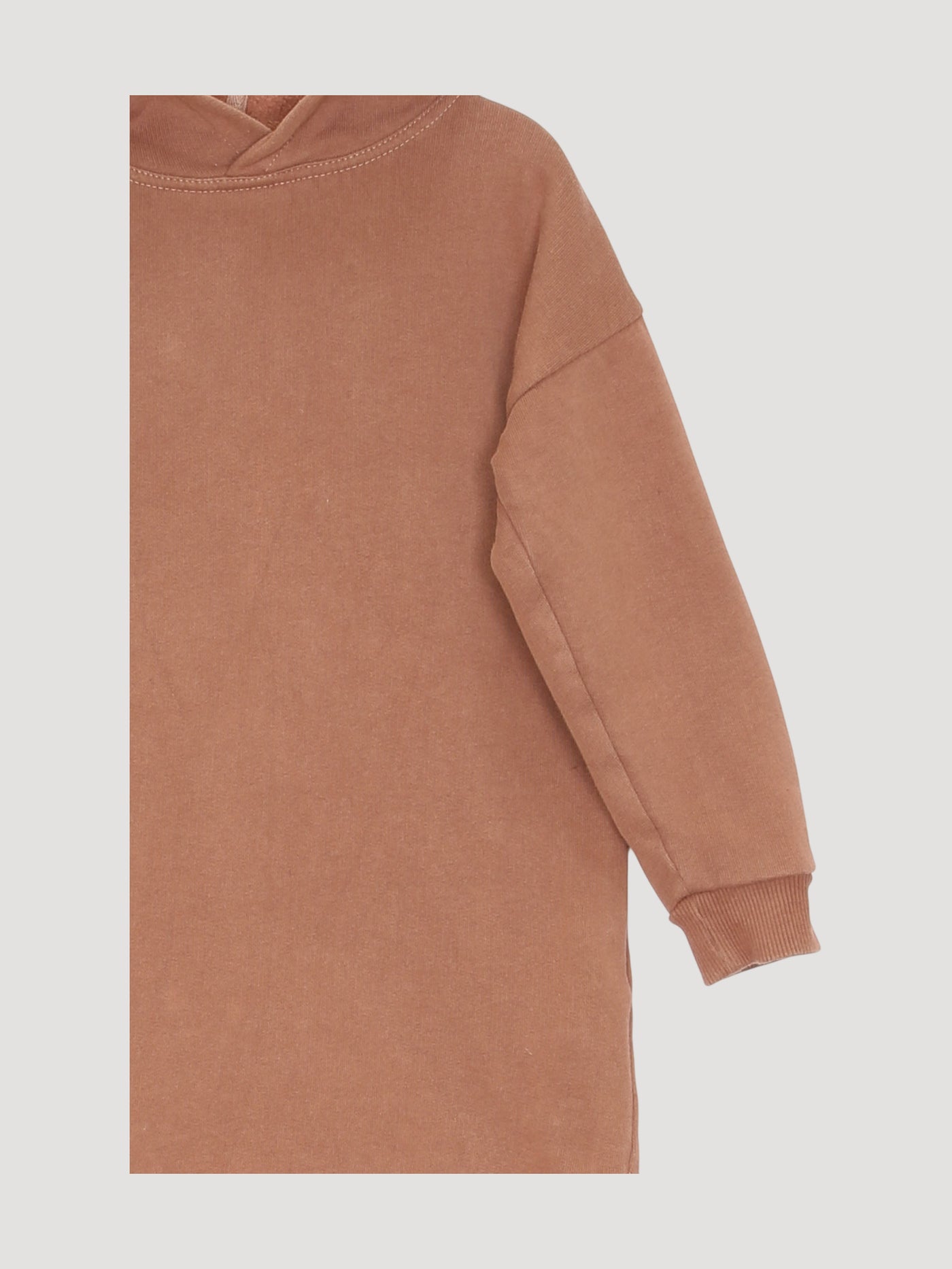 Secondhand Hoodie-Kleid aus reiner Bio-Baumwolle