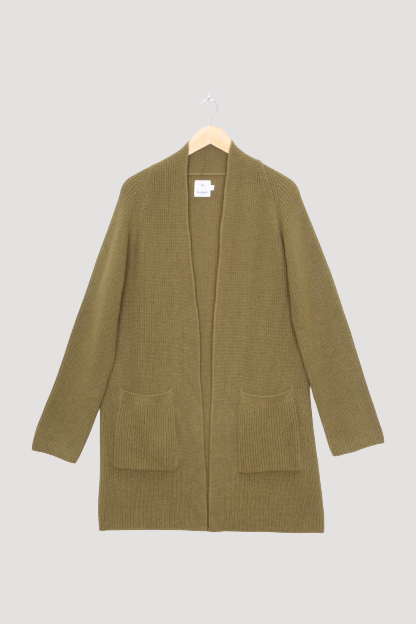 Secondhand Strickjacke Relaxed aus Bio-Merinowolle und Bio-Baumwolle