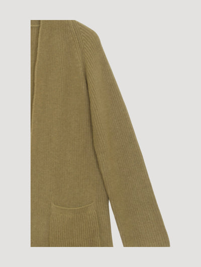Secondhand Strickjacke Relaxed aus Bio-Merinowolle und Bio-Baumwolle