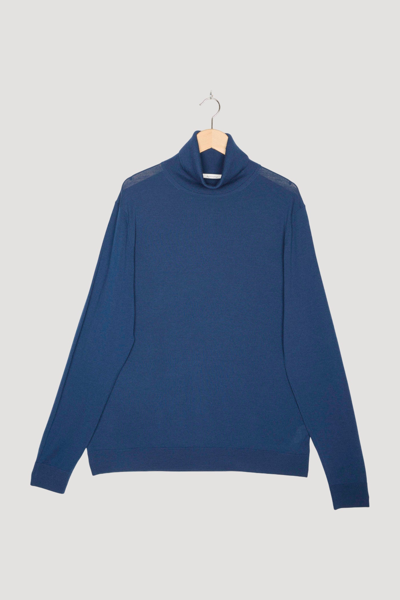 Secondhand Rollkragen Pullover Regular aus reiner Bio-Merinowolle