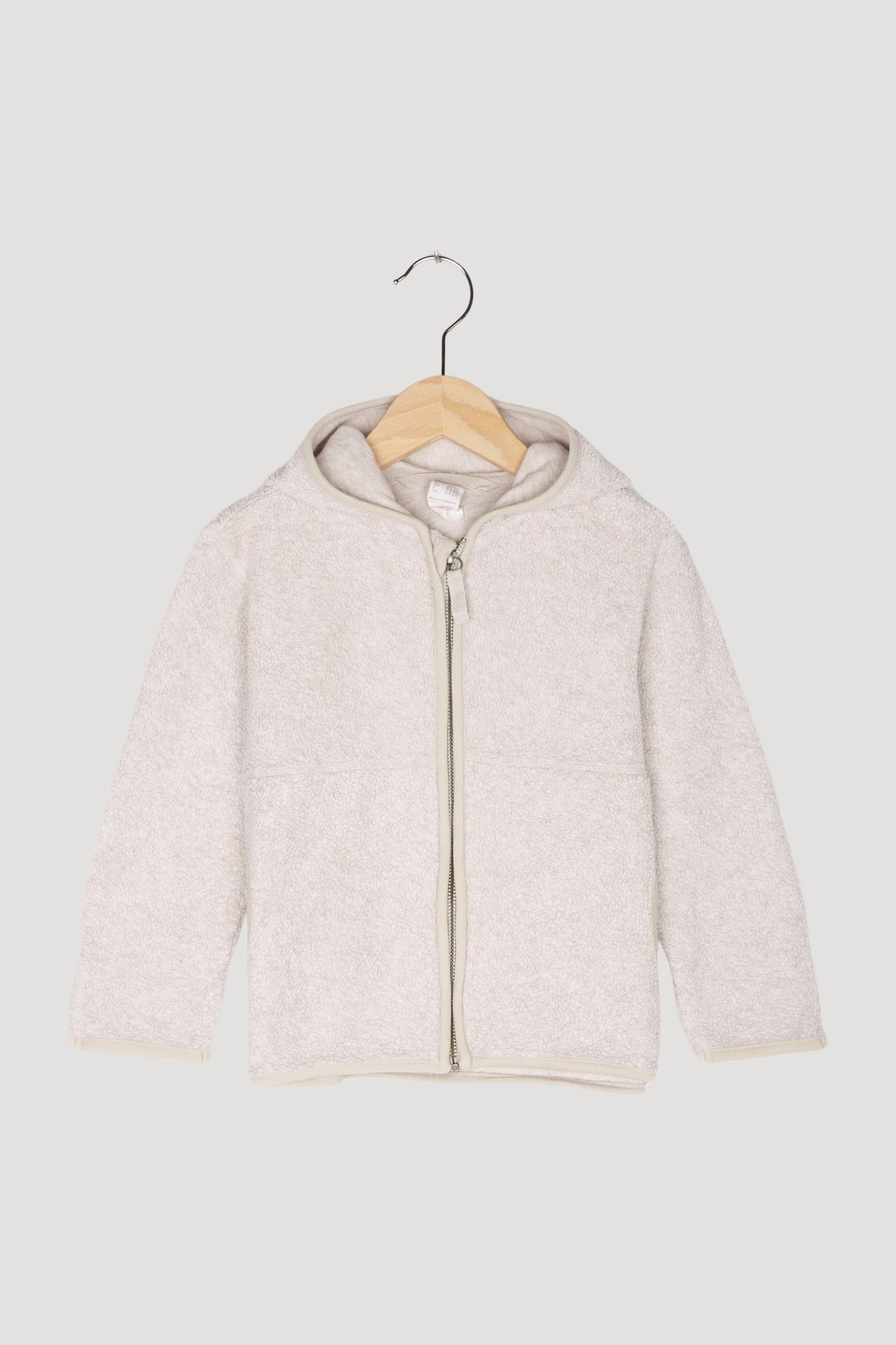 Secondhand Fleece Jacke aus reiner Bio-Baumwolle