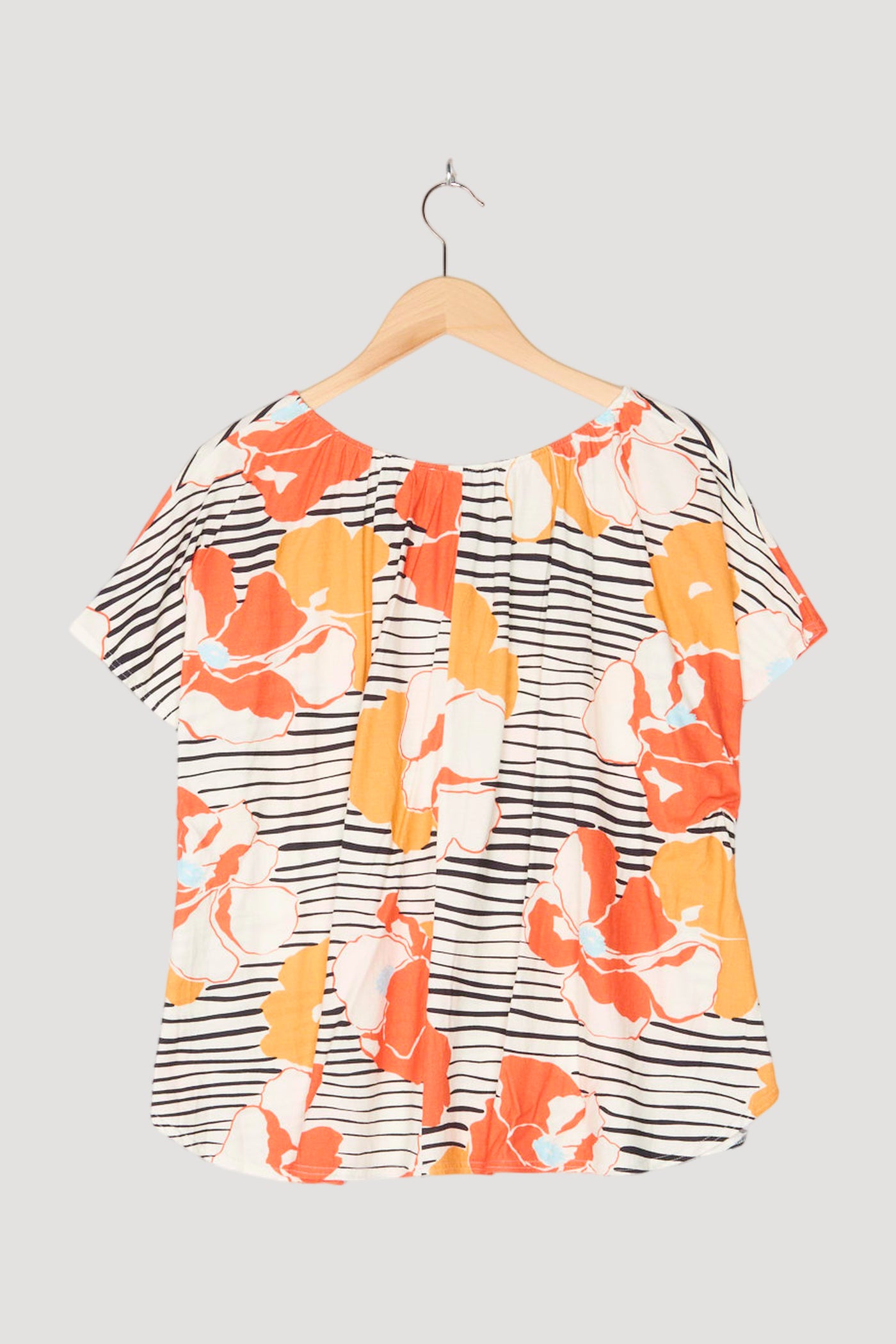 Secondhand Blusenshirt aus reiner Bio-Baumwolle