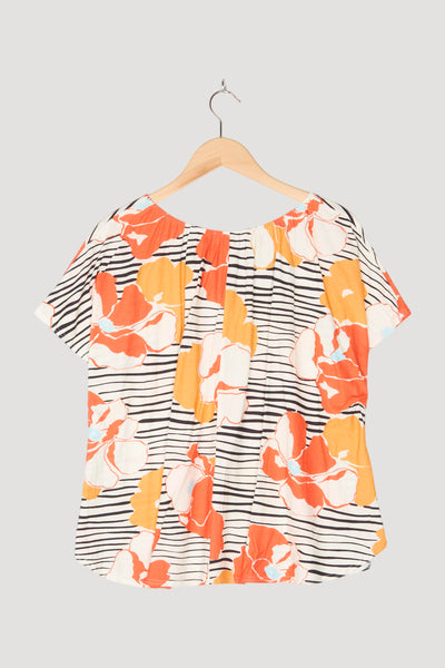 Secondhand Blusenshirt aus reiner Bio-Baumwolle
