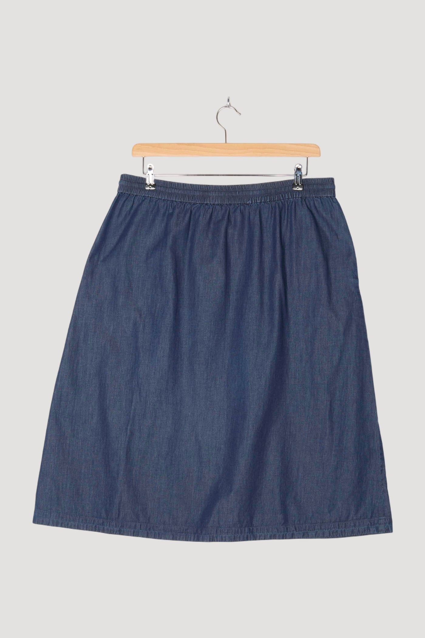Secondhand Jeansrock aus reinem Bio-Denim