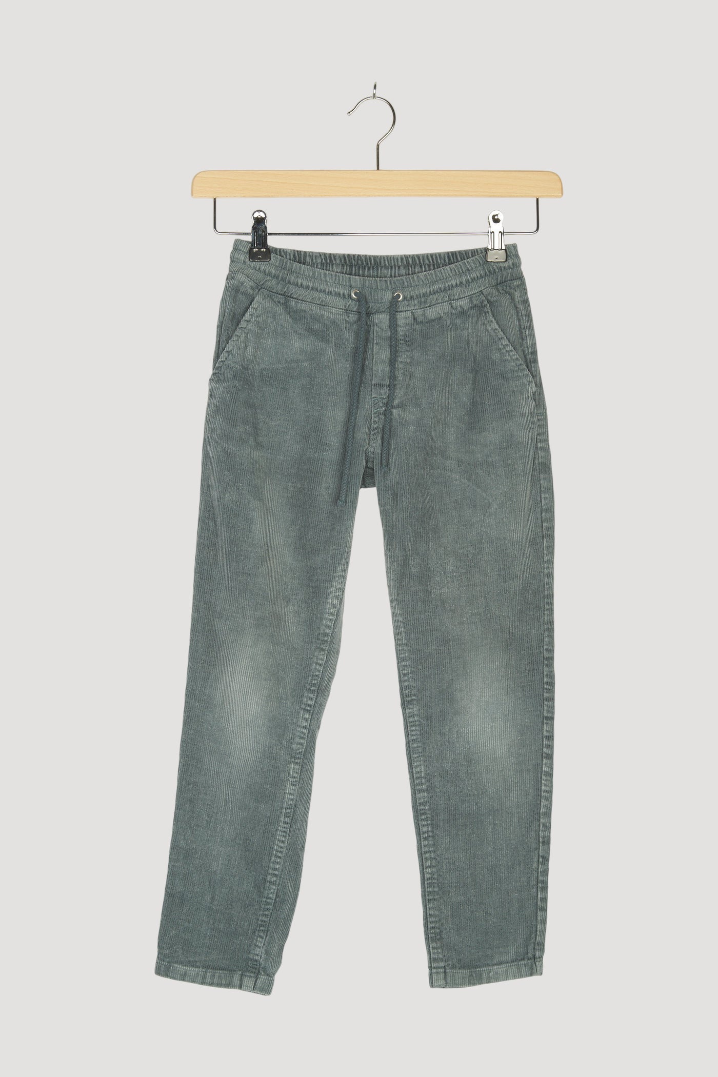 Secondhand Cordhose aus Baumwolle mit Hanf