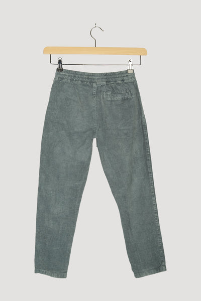 Secondhand Cordhose aus Baumwolle mit Hanf