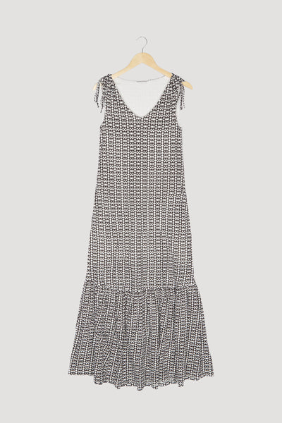 Secondhand Maxi-Kleid aus reiner Bio-Baumwolle