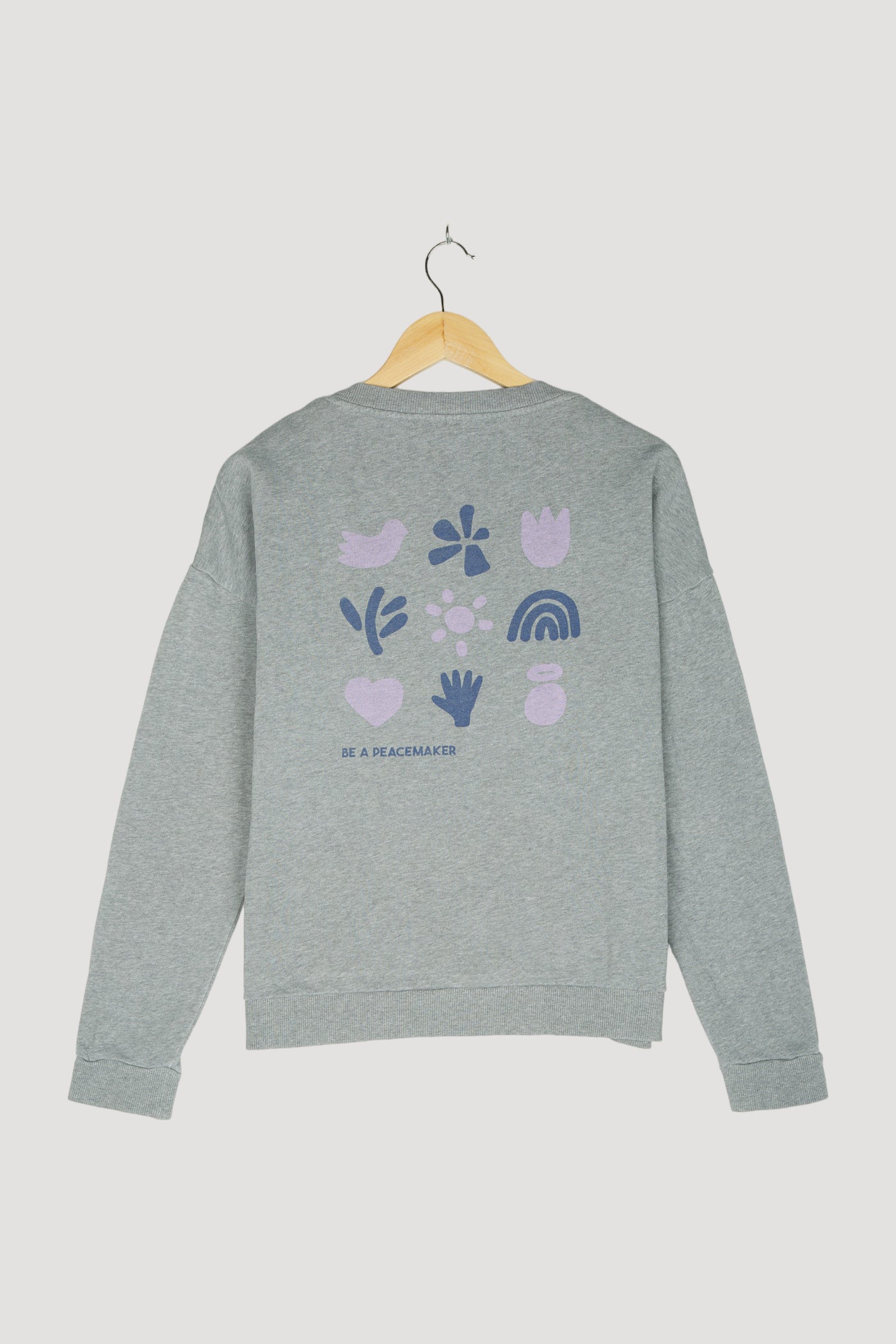 Secondhand Sweatshirt Peace Friedi aus reiner Bio-Baumwolle