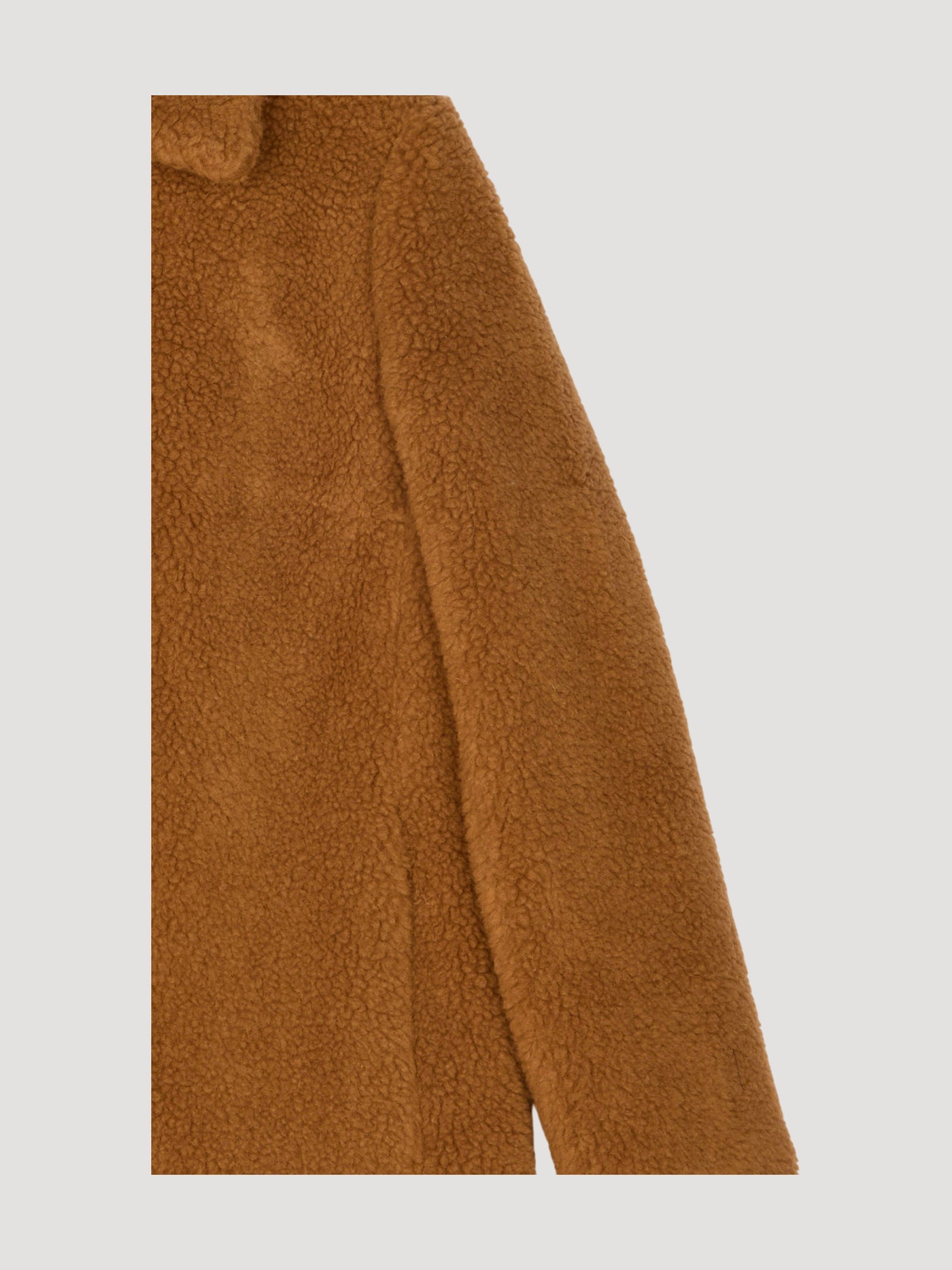 Secondhand Teddyjacke Relaxed aus Schurwolle mit Bio-Baumwolle und Kamelhaar