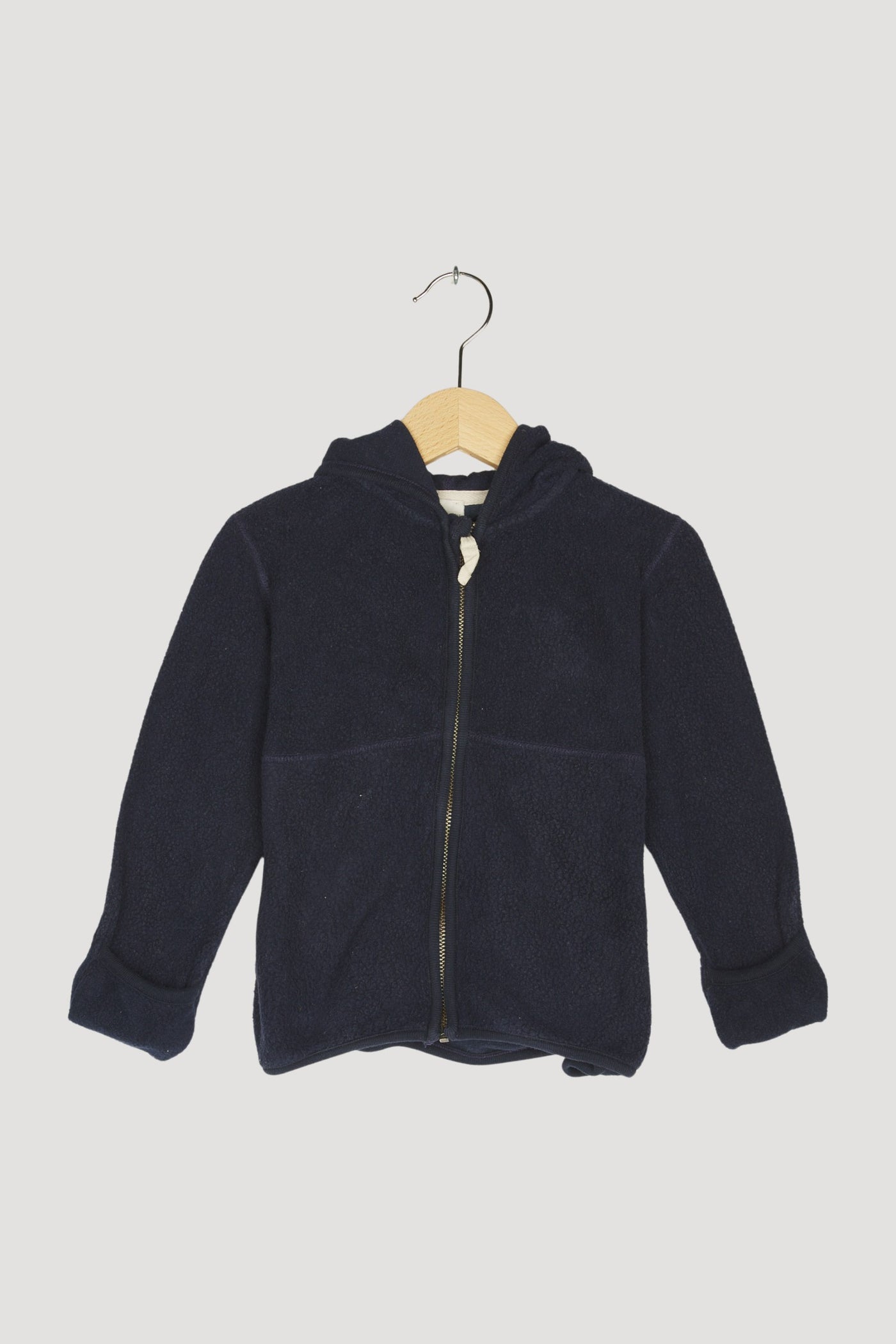 Secondhand Fleece Jacke aus reiner Bio-Baumwolle