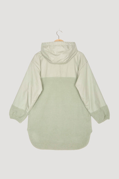 Secondhand Wollfleece Mantel Relaxed aus Bio-Merinowolle mit Bio-Baumwolle