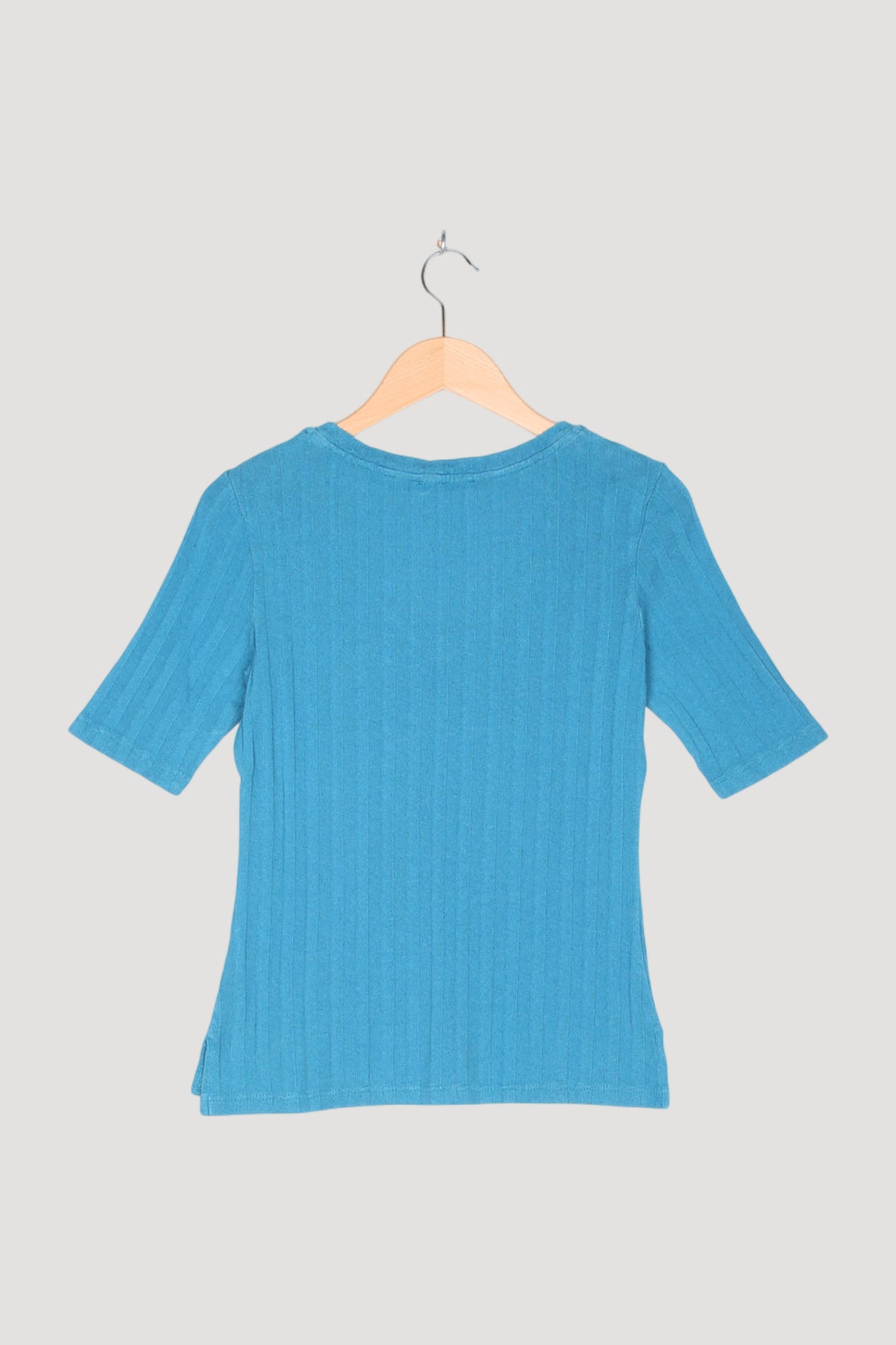 Secondhand Rippshirt aus Bio-Baumwolle mit Hanf