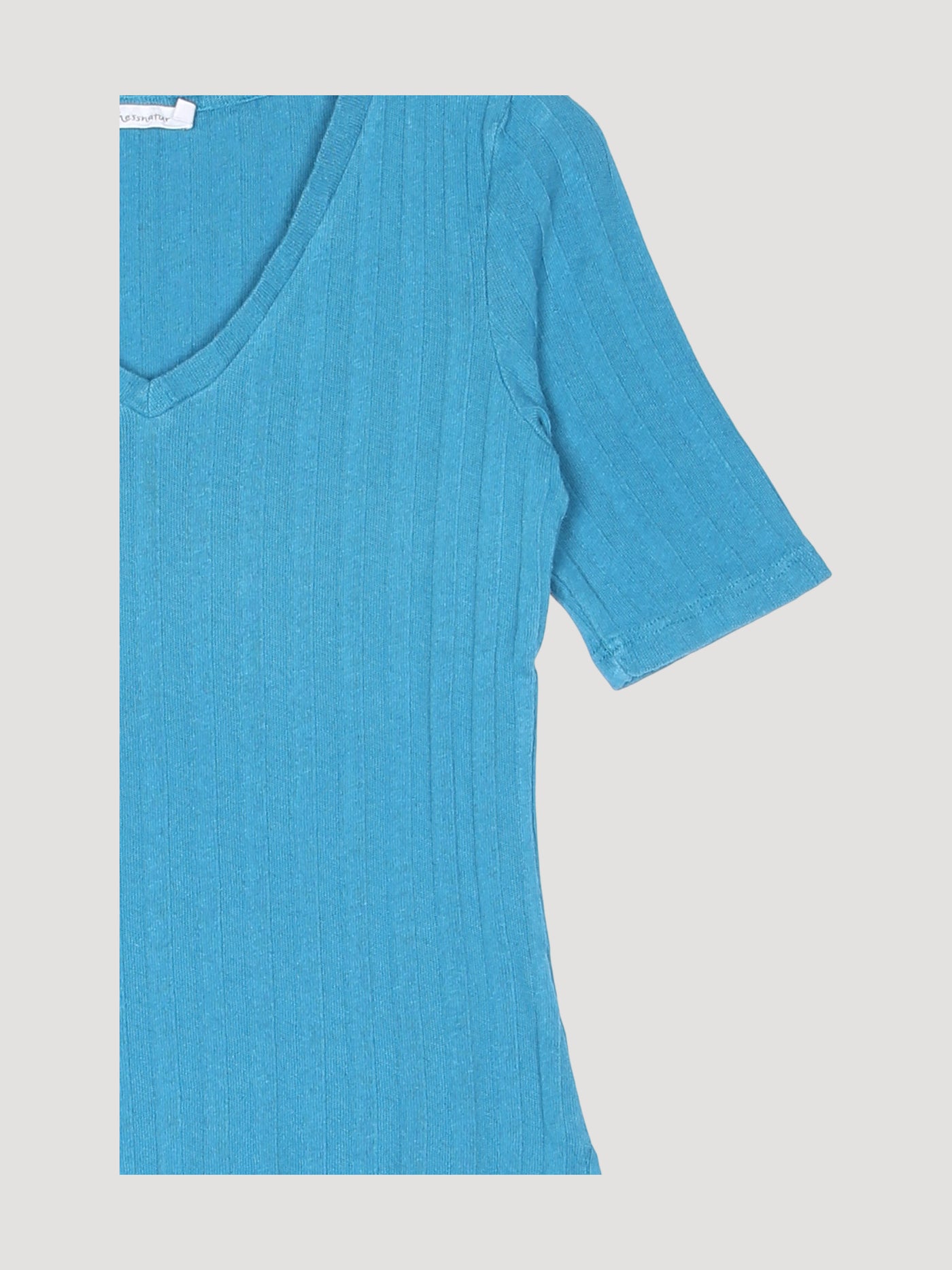 Secondhand Rippshirt aus Bio-Baumwolle mit Hanf