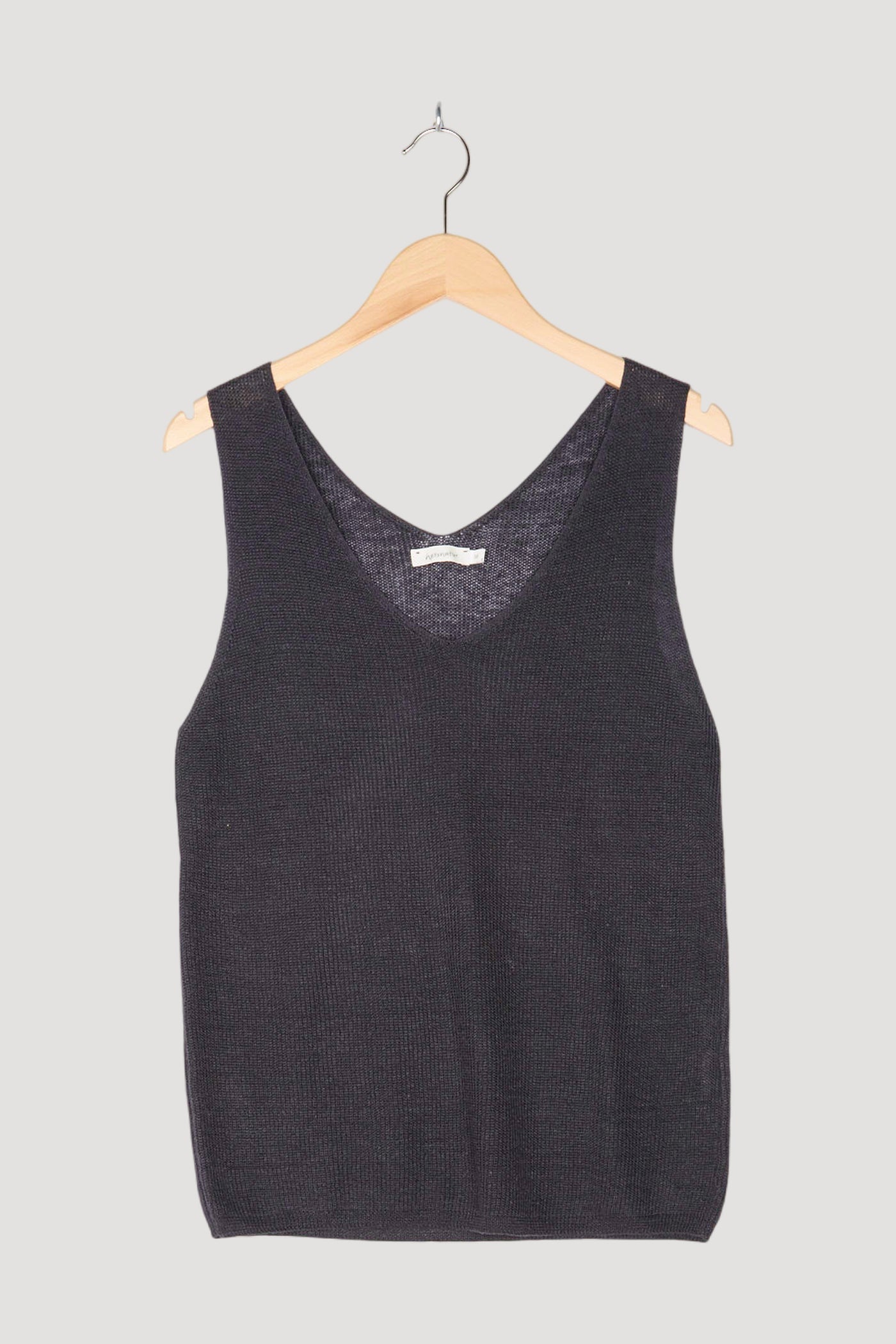 Secondhand Stricktop aus reinem Bio-Leinen
