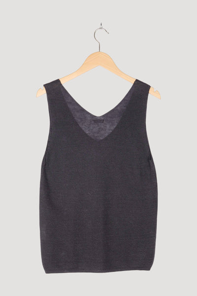 Secondhand Stricktop aus reinem Bio-Leinen