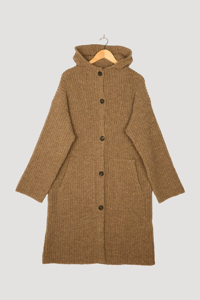Secondhand Rhön Strickmantel Oversize aus regionaler Schurwolle