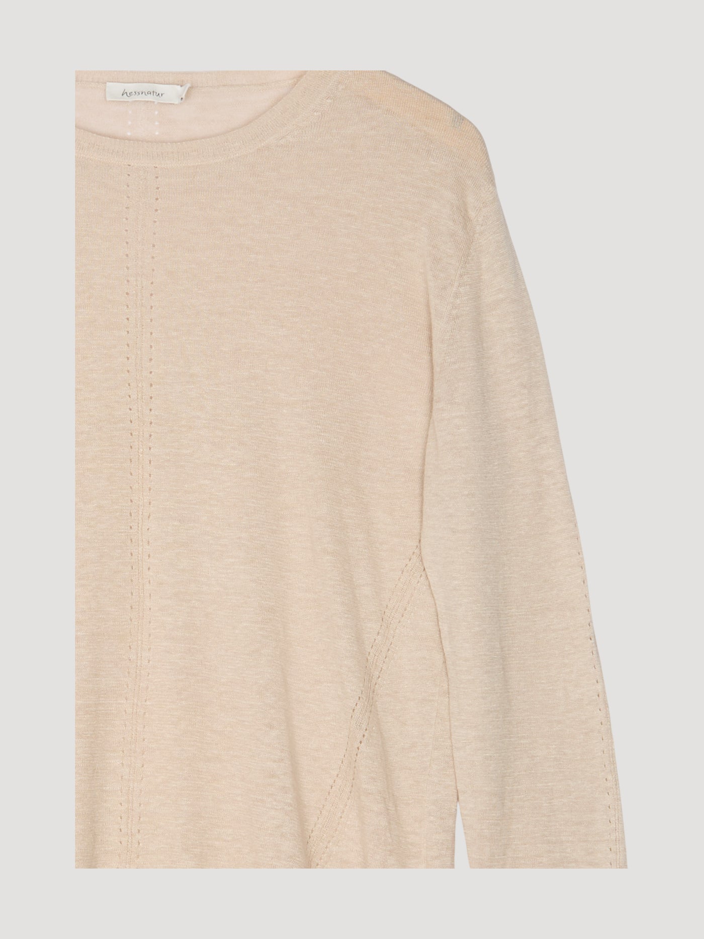 Secondhand Pullover aus Leinen mit Seide