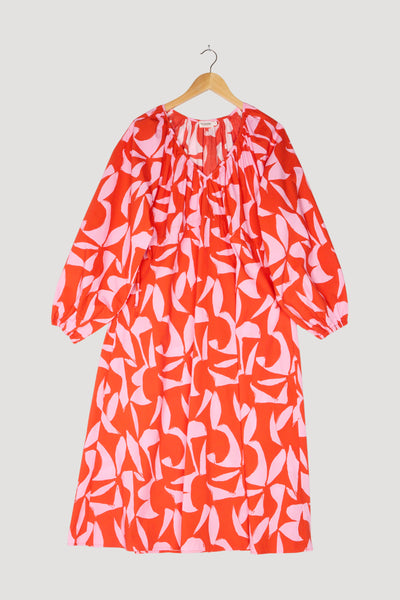 Secondhand Kleid Midi Oversize aus reiner Bio-Baumwolle