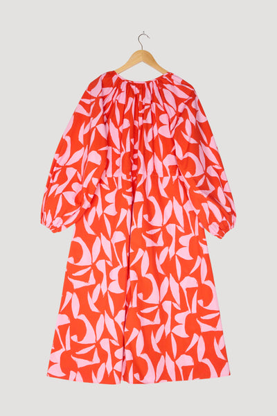 Secondhand Kleid Midi Oversize aus reiner Bio-Baumwolle