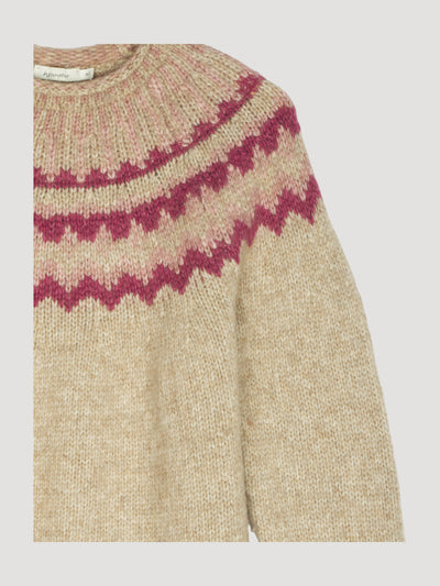 Secondhand Pullover aus Alpaka mit Baumwolle, Schurwolle und Seide