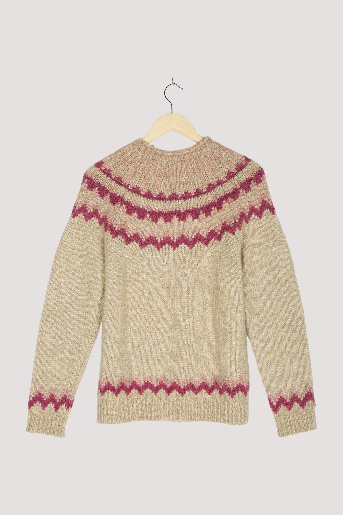 Secondhand Pullover aus Alpaka mit Baumwolle, Schurwolle und Seide