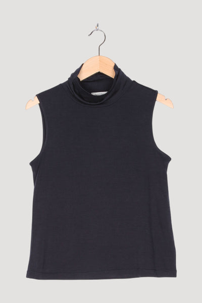 Secondhand Top aus Bio-Merinowolle mit Seide